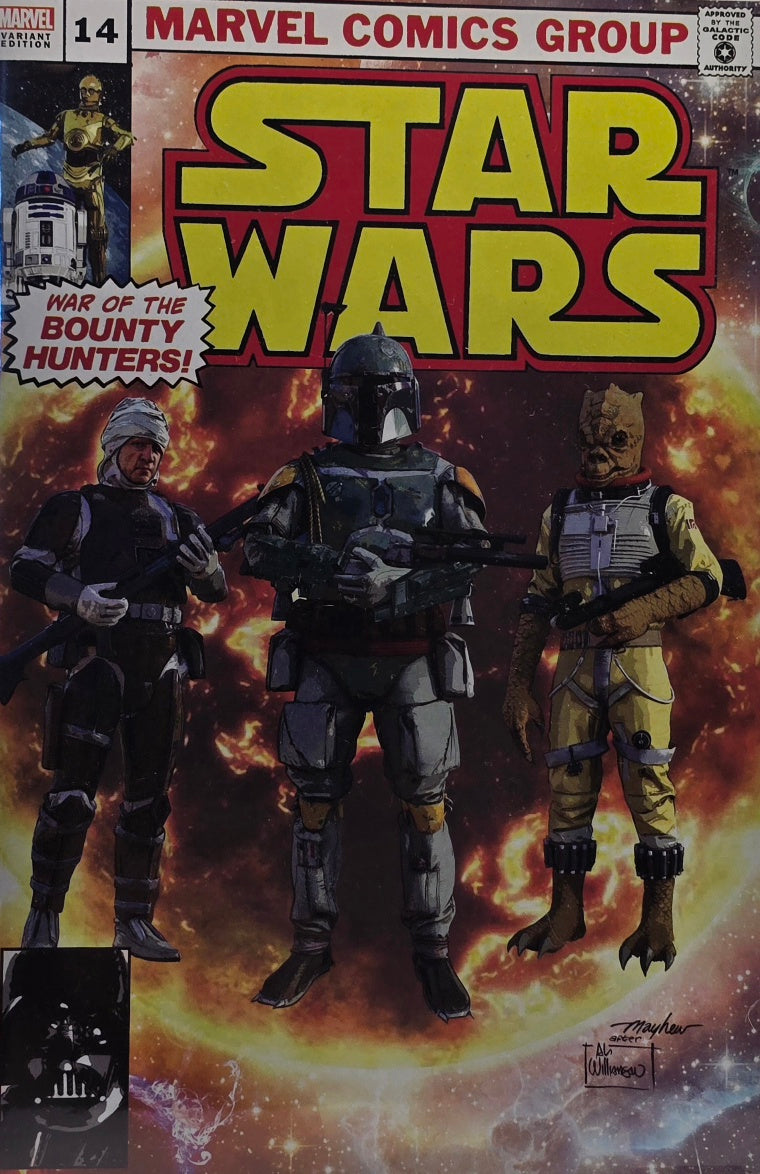 Star Wars #14 (Marvel Comics) — War of the Bounty Hunters — Mayhew Variant Edition