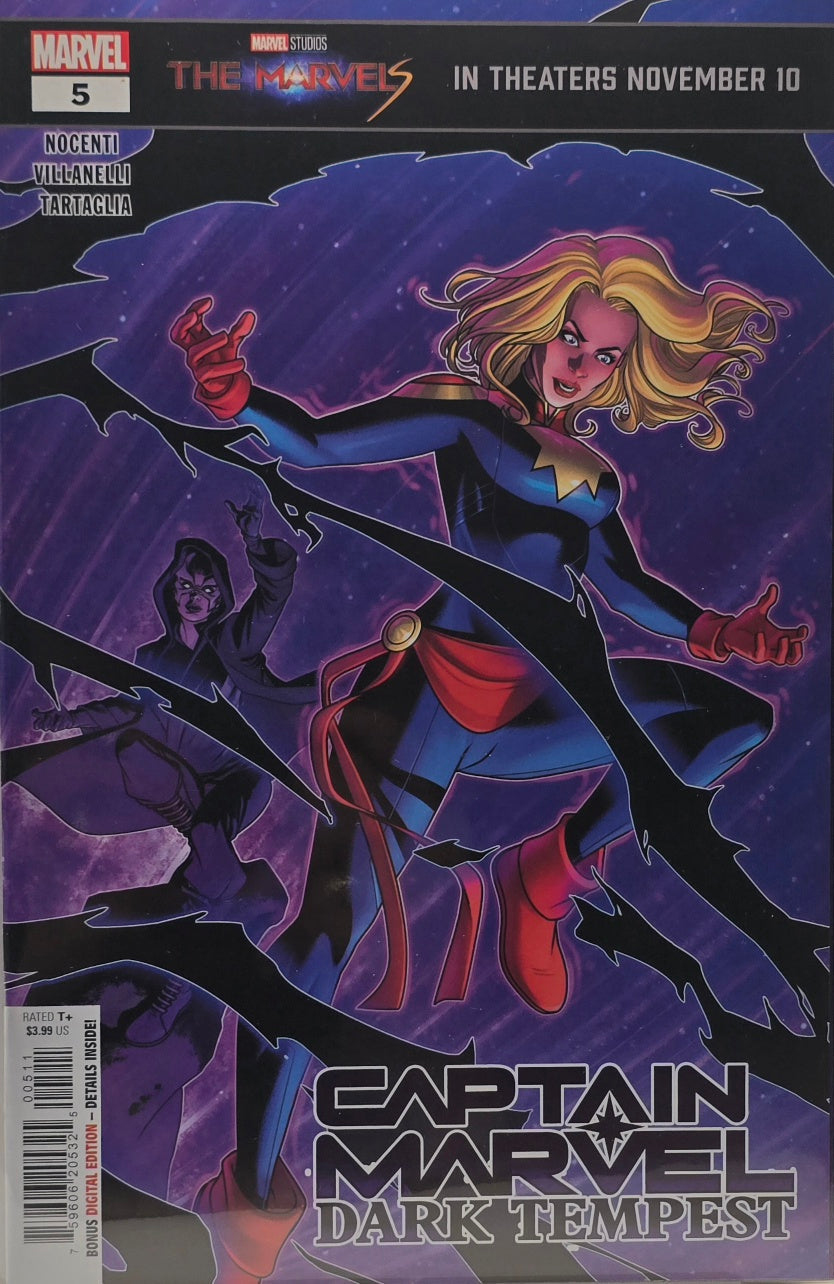 Captain Marvel: Dark Tempest #5 (Marvel, 2023) — Nocenti, Villanelli & Tartaglia — The Marvels Movie Tie-In