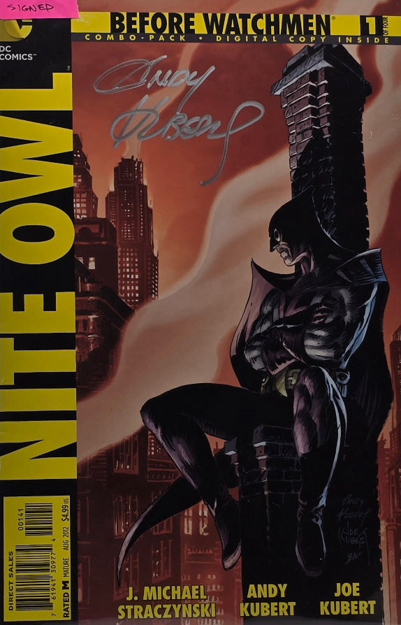 Before Watchmen: Nite Owl #1 — Signed by Andy Kubert (DC, 2012) — Combo-Pack