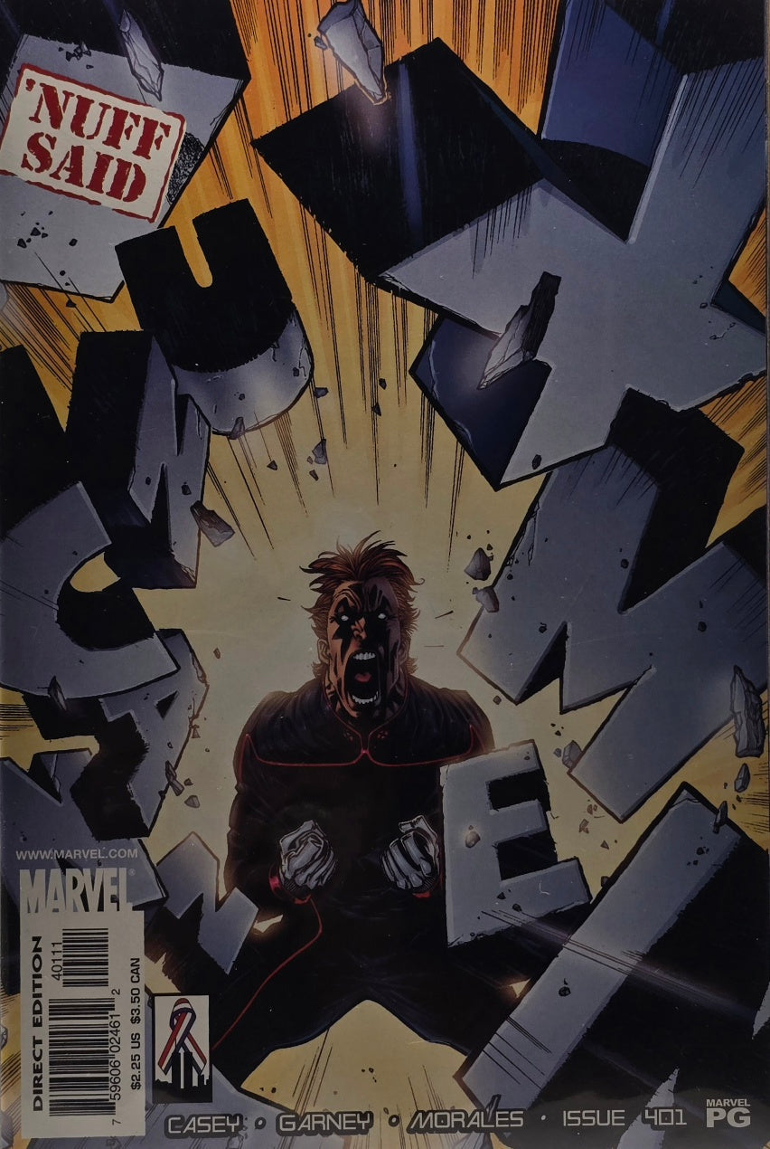 Uncanny X-Men #401 (Marvel) — ‘Nuff Said! — Casey / Garney / Morales — Direct Edition