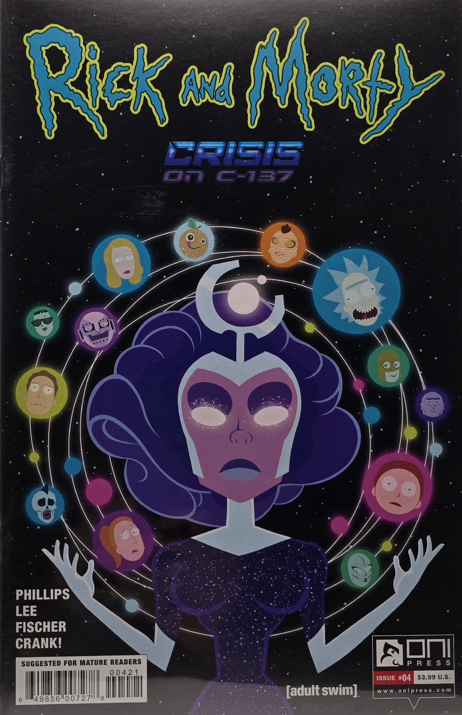 Rick & Morty: Crisis on C-137 #4 — Cosmic Goddess Variant Cover A (2023)