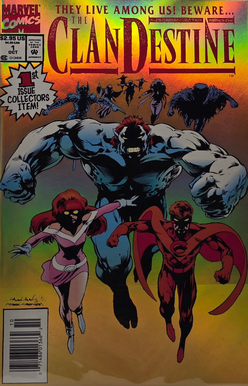 ClanDestine #1 (October 1994 — Hologram Cover) — 1st Appearance of the ClanDestine