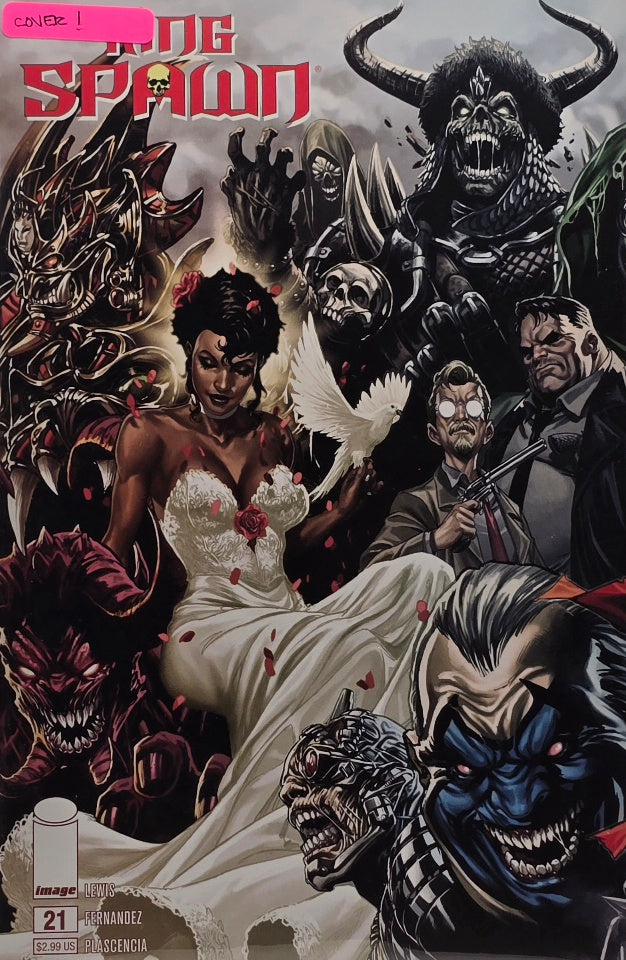 King Spawn #21 — Cover 1 (Lewis / Fernandez / Plascencia — Image Comics)