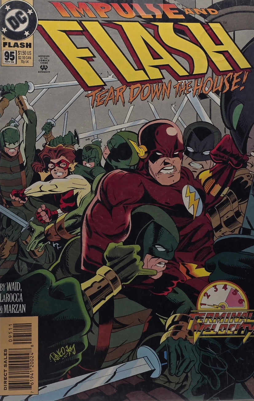 The Flash #95 — Tear Down the House! Terminal Velocity (November 1994)