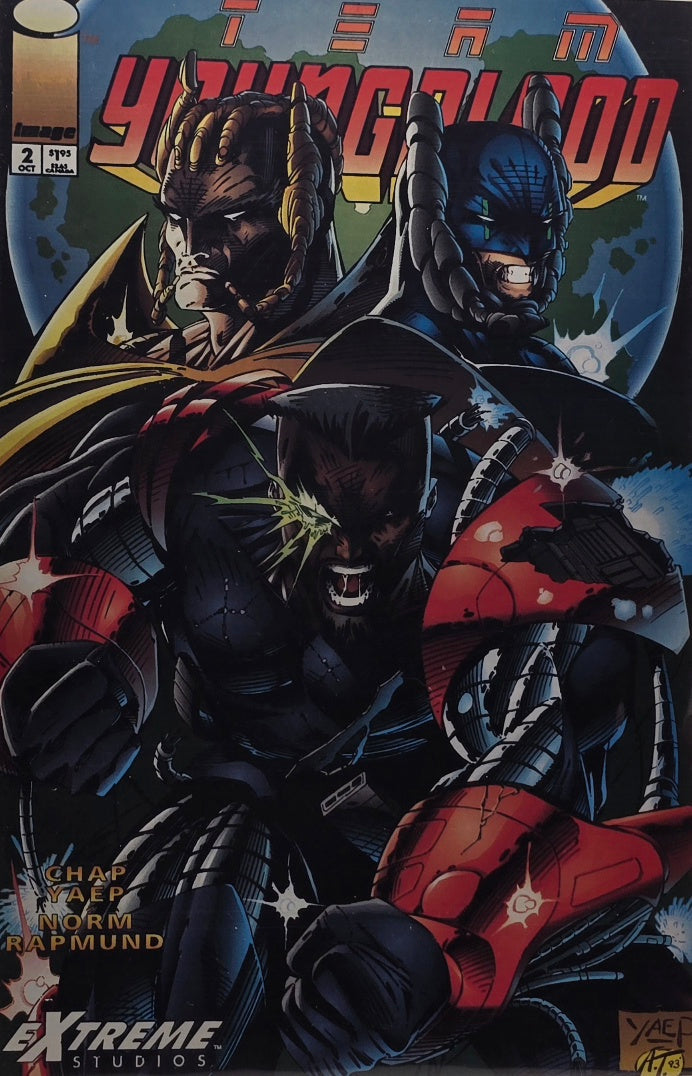 Team Youngblood #2 — Chap / Yaep / Norm / Rapmund (Image / Extreme Studios, 1993)