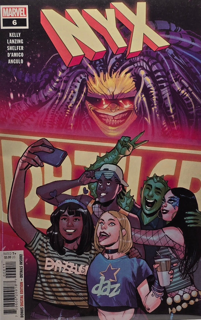 Inyx #6 — Kelly / Lanzing / Shelfer / D'Amico / Angulo (Marvel Comics)
