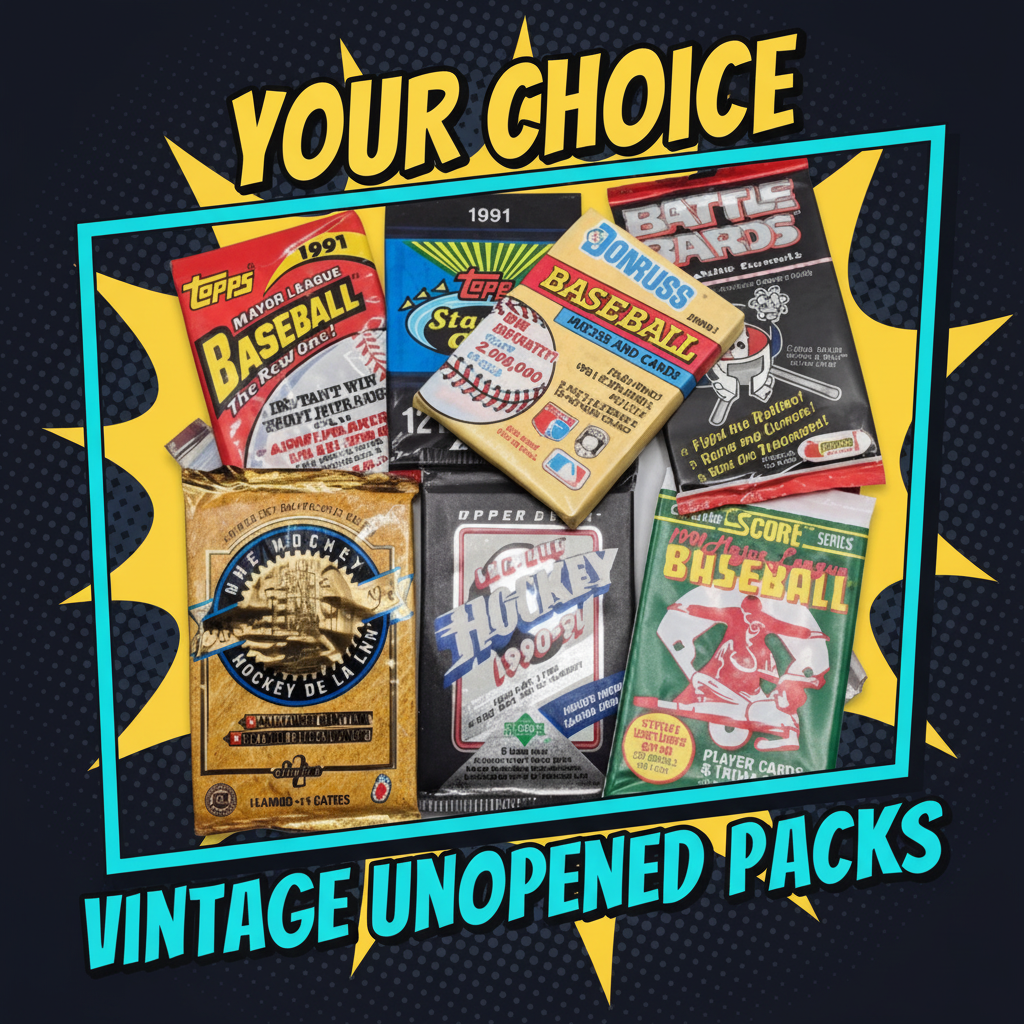 Vintage Unopened Packs – Your Choice Product Image