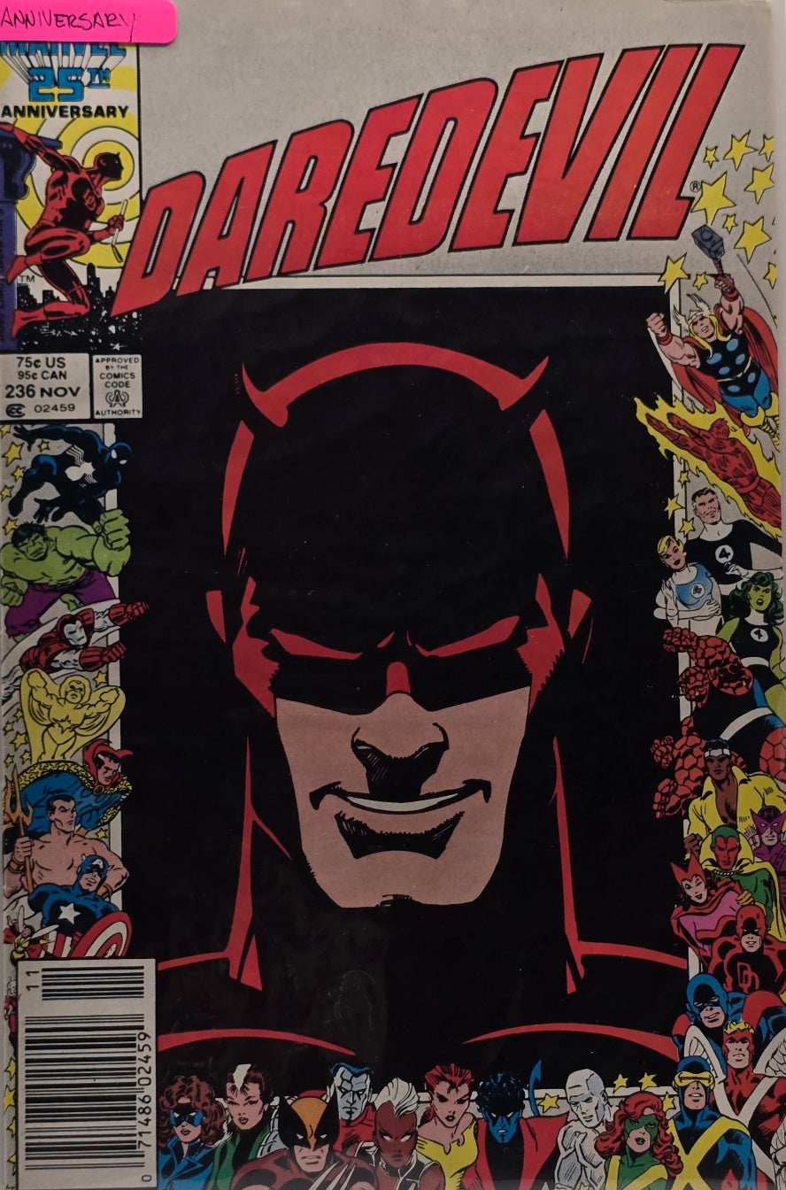 Daredevil #236 — 25th Anniversary (November 1986)