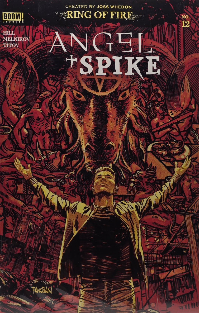 Angel + Spike #12 (Cover A — Ring of Fire)