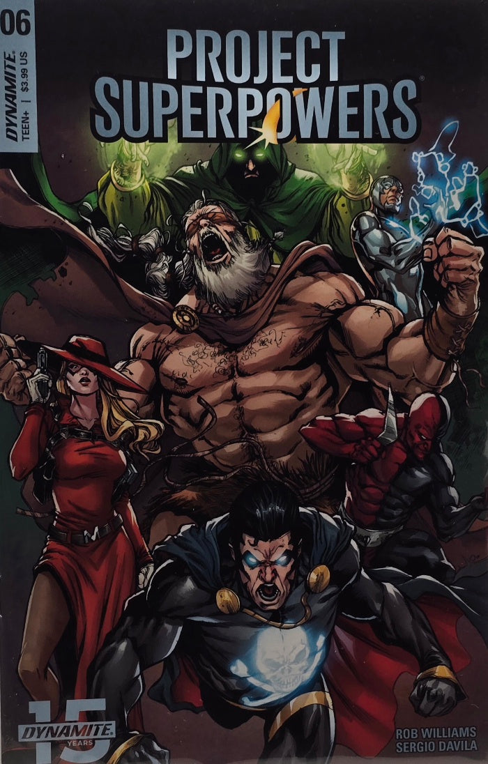 Project Superpowers #6 — Variant Cover (Rob Williams / Sergio Davila — Dynamite)