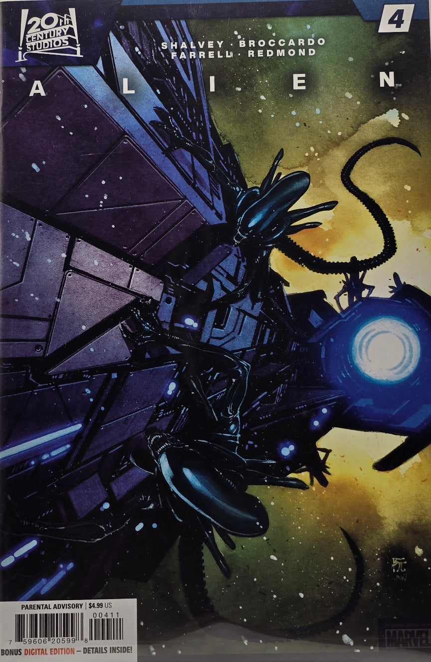 Alien #4 (Marvel Comics) — Shalvey / Broccardo / Farrell / Redmond