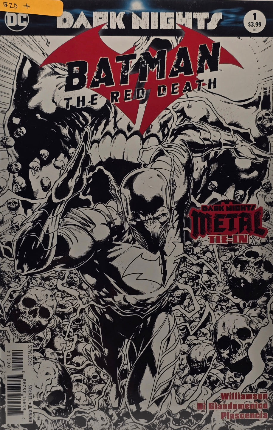 Batman: The Red Death #1 (Sketch Variant Cover — Dark Nights: Metal Tie-In)